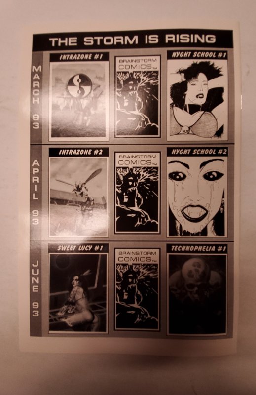 Intrazone #1 (1993) NM Brainstorm Comic Book J668