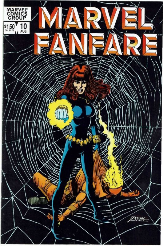 Marvel Fanfare #10 George Perez Black Widow Movie NM/NM-
