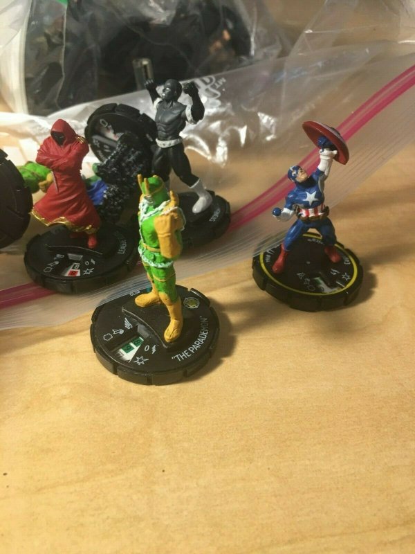 Lot of 70 MUTANT MADNESS and NOVA Heroclix Dial Figures She Hulk Daredevil MFT4