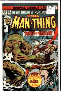 Man-Thing #16 (1975) Man-Thing