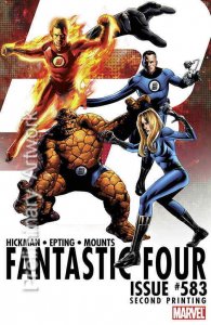 Fantastic Four (Vol. 1) #583 (2nd) VF ; Marvel | Three Jonathan Hickman