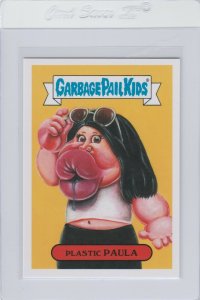 Garbage Pail Kids Plastic Paula 5b GPK 2016 American As Apple Pie In Your Face