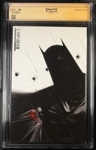 Batman (2022) # 125 (CGC 9.8) Signed Chip Zdarsky * Jorge Jimenez * Sketch Cover