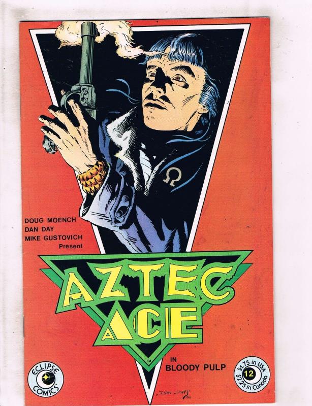 Lot of 4 Aztec Ace Eclipse Comic Books #1 2 3 4 WT6