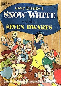 SNOW WHITE & THE SEVEN DWARFS (1944 Series) (DELL FOUR  #1 FC #382 Fair