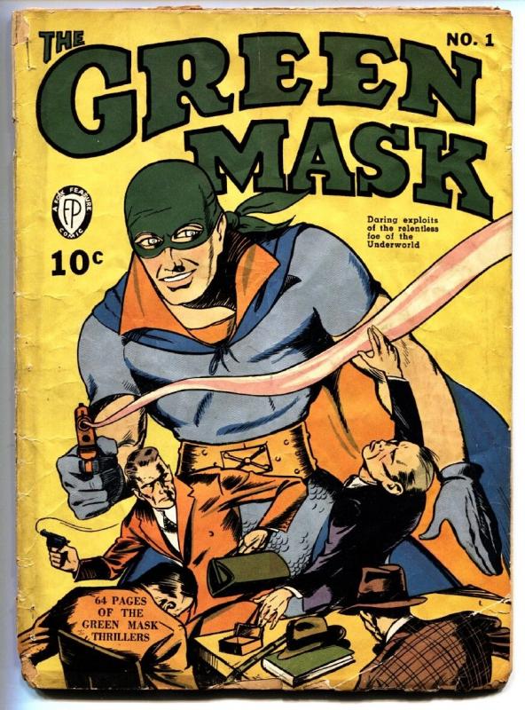 Green Mask #1 1940-Fox-LOU FINE-Golden-Age First issue comic book