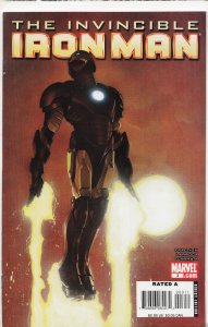 Invincible Iron Man #1 Second Print Larroca Cover (2008) Iron Man