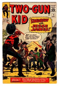 TWO-GUN KID #71 1964-MARVEL JACK KIRBY-SECRET IDENTITY REVEAL-vg 