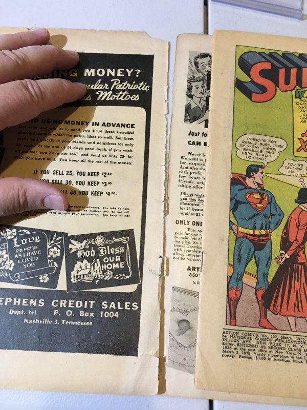 Action Comics #202 (1955)  FA