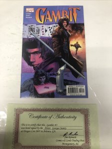 Gambit (2004) # 3 Variant • Signed Georges Jeanty • Marvel Comics • John Layman