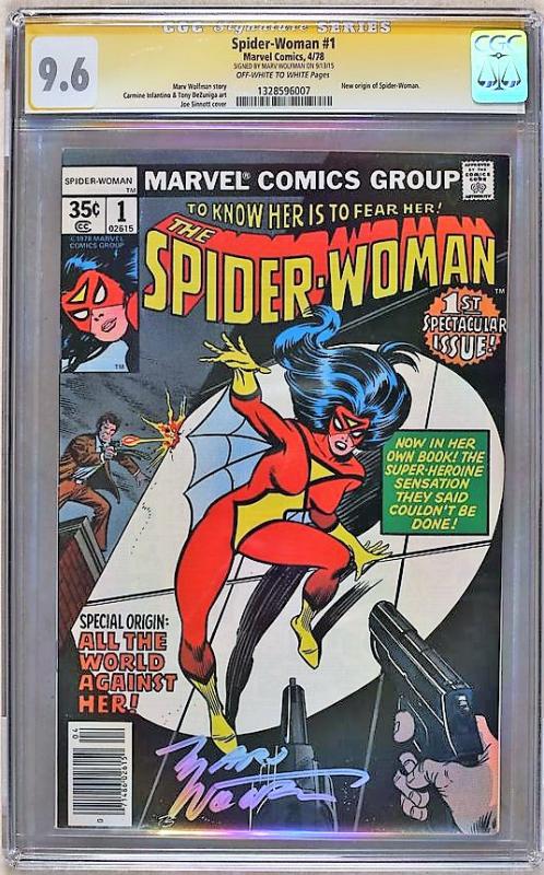 Spider-Woman #1 CGC 9.6 SS Marve Wolfman