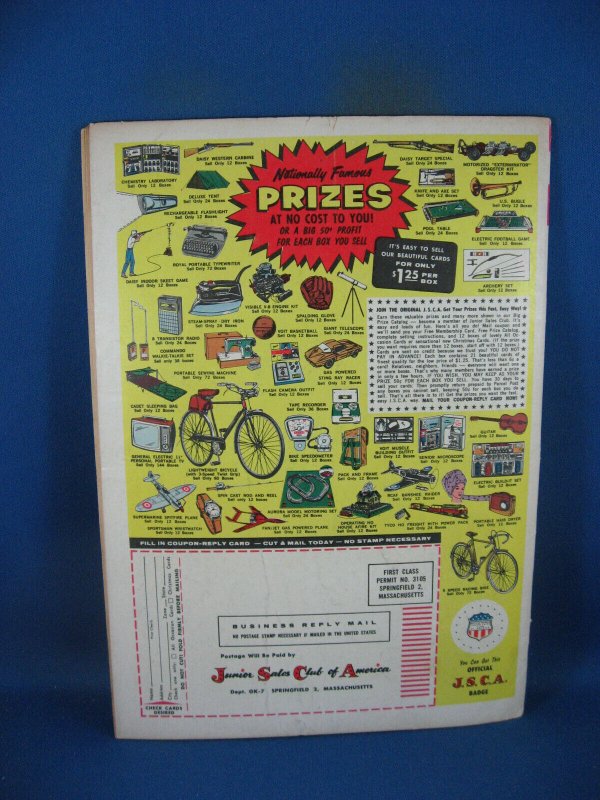 UNCLE SCROOGE 52  VG+ BARKS GREAT WIG MYSTERY 1964