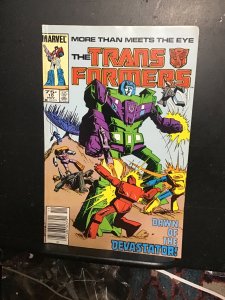 The Transformers #10 (1985) Original series! 1st Devastator! High grade! NM- Wow