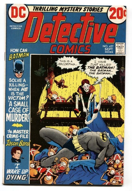 DETECTIVE COMICS #427 comic book 1972 BATMAN DC