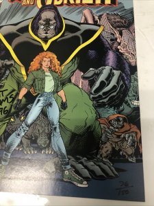 Monkeyman And O’brien (1996) # 1 (VF/NM) Variant Dark Horse • Signed Art Adams