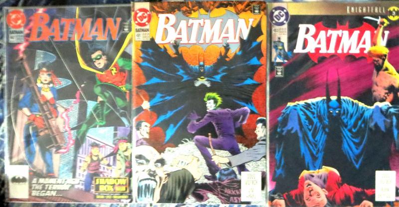 BATMAN 413-491, 14 diff - Post-Crisis Tim Drake Alan Grant Ben Affleck DeCarlo