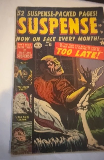 Suspense (1952, Marvel) Pre-code Mystery/Suspense Everett, Krigstein!see descrip