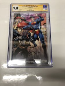 Batman / Superman : World’s Finest (2022) #1 (CGC 9.8) Signed Jim Lee • Dan Mora