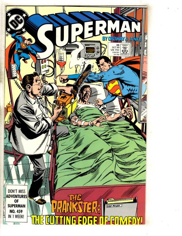 Lot Of 10 Superman DC Comic Books Annuals # 1 2 3 + # 43 62 33 34 35 36 37 JC6