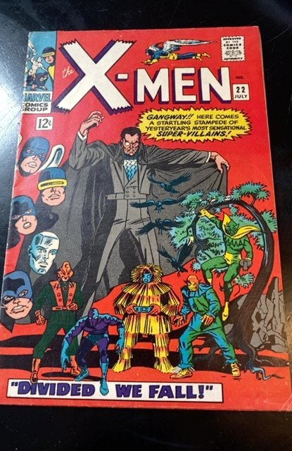 The X-Men #22 (1966)Divided we fall porcupine plant man