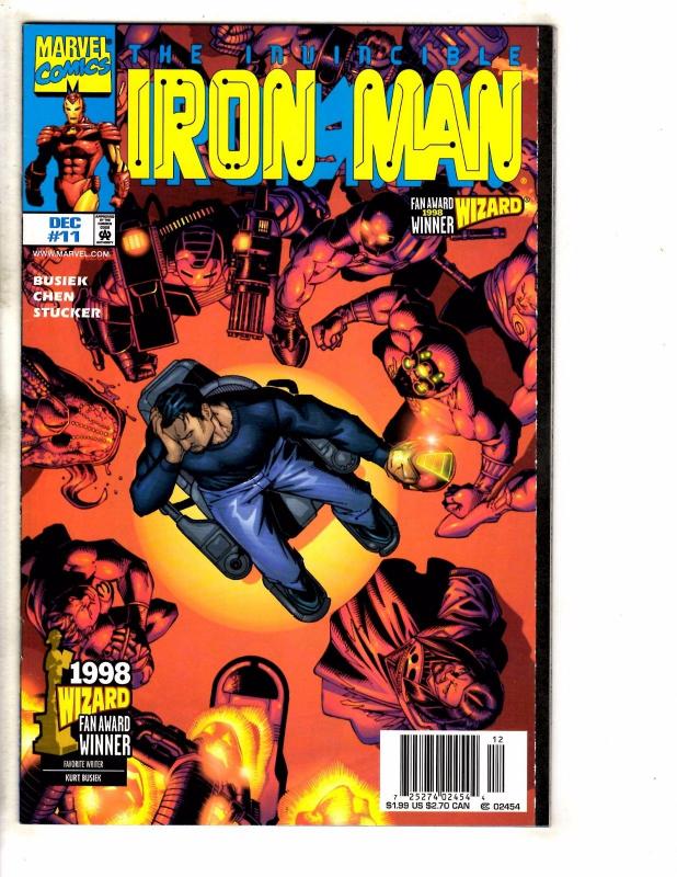 Lot Of 10 Iron Man Marvel Comic Books # 11 12 13 14 15 16 17 18 19 20 Hulk GM15