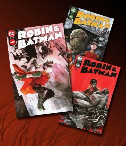 Robin & Batman #1,2,3, 1-3 Full Run Jeff Lemire Dustin Nguyen NM