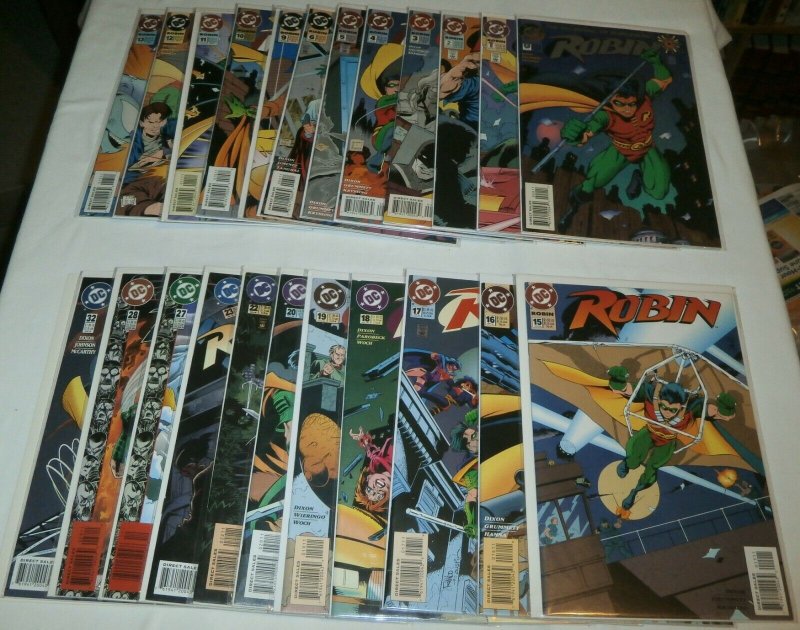 Robin #0,1-6,9-13,15-20,22,23,27,28,32 (1993 DC) Spoiler, Dixon/Grummett