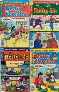 Vintage betty + veronica archie comic lot 12 difference 