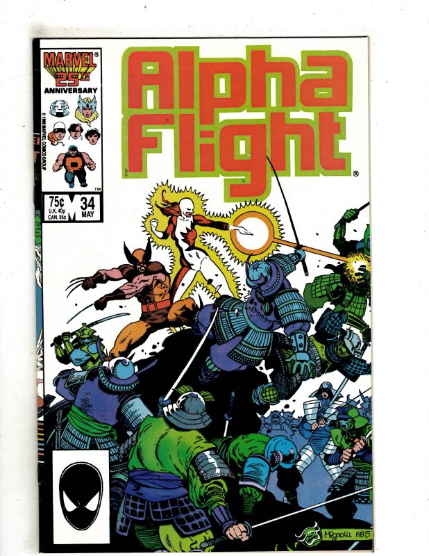 Alpha Flight #34 (1986) SR18