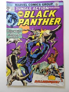 Jungle Action #12 (1974) MVS Intact! vs Killmonger! Solid VG Condition!