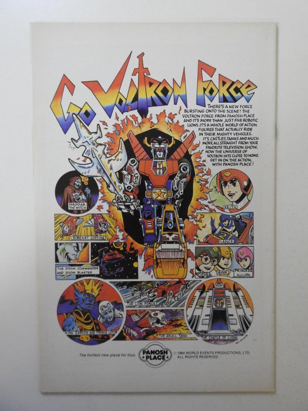 Voltron #2 Direct Edition (1985) VF Condition!