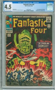 Fantastic Four #49 (1966) CGC 4.5! 1st Full appearance of Galactus!