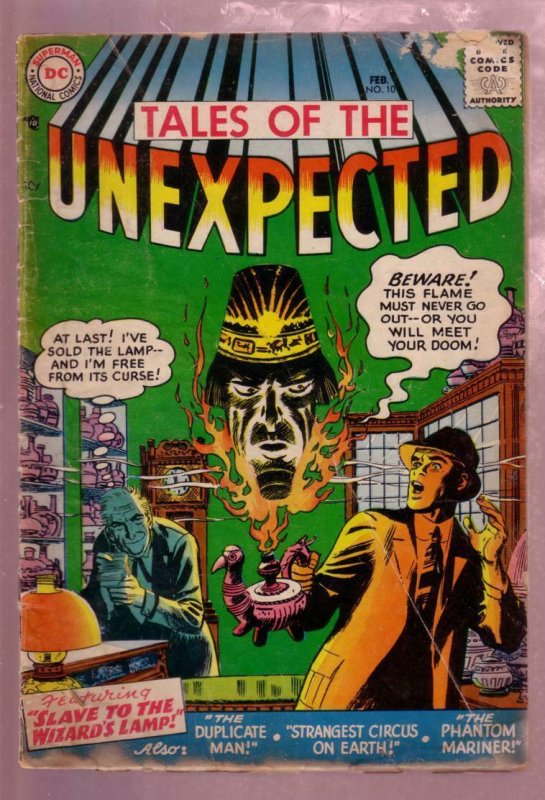 TALES OF THE UNEXPECTED #10 1957-MYSTERY ADVENTURE---DC G