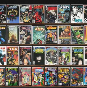 Huge Lot 140+ Comics with Wolverine, Jla, Ultimate X-Men & More!
