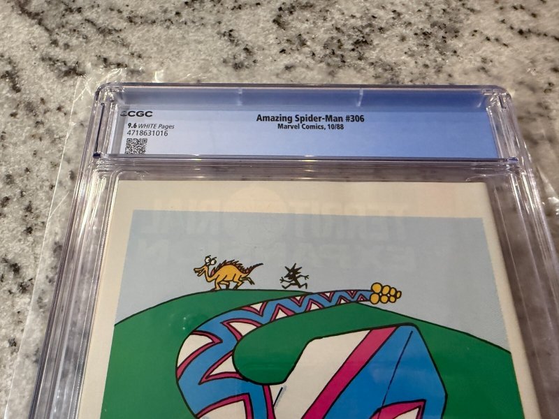 Amazing Spider-Man # 306 CGC Graded 9.6 Marvel Comic Book Todd McFarlane JH29