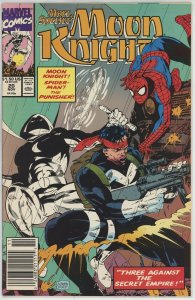 Marc Spector Moon Knight #20 (1989) - 5.5 FN- *Spiderman/Punisher* Newsstand