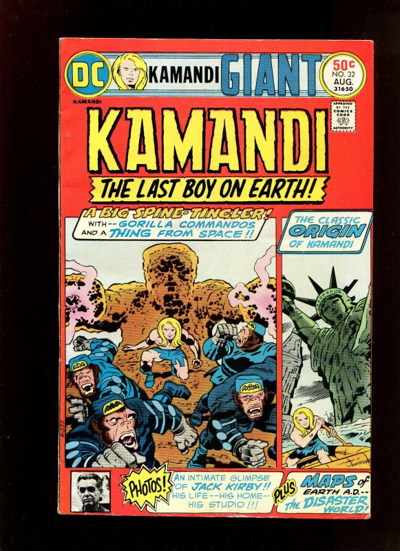 KAMANDI #32 - REPRINT OF KAMANDI #1 + Original Story (6.5) 1975