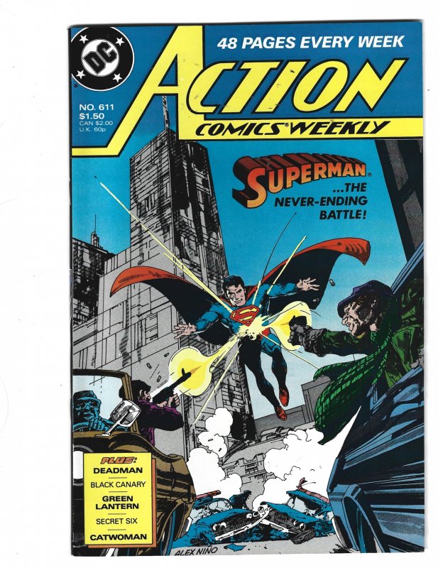 Action Comics Weekly #610 through 614 (1988)