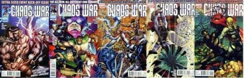 CHAOS WAR (2010) 1-5  Hercules, Silver Surfer, Thor 