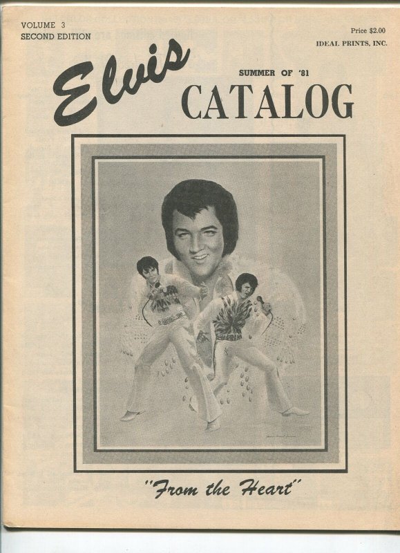 Elvis Catalog 1981-32 pages-Elvis memorabilia for sale-FN/VF