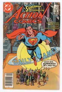 Action Comics #583 Alan Moore Curt Swan Newsstand VF+