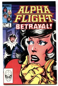 ALPHA FLIGHT #8-MARVEL COMICS-AURORA-JOHN BYRNE comic book  nm-