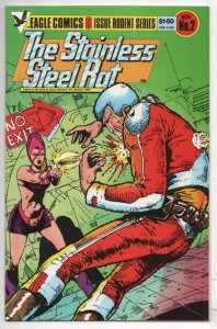 STAINLESS STEEL RAT #2, NM-, Harrison, Eagle Comics 1985  more Indies in store