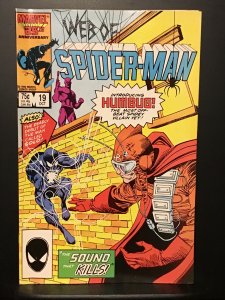 Web of Spider-Man #19 (1986) FN 6.0 1st appearance of Humbug and Solo