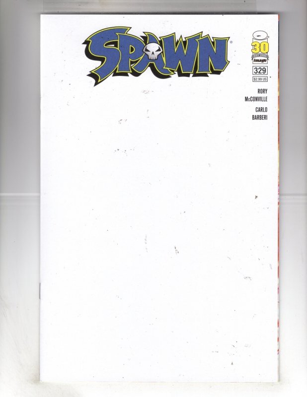 Spawn #329  (2022) Blank Variant cover    / 115-GMA1
