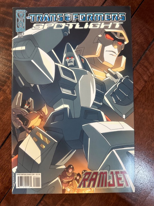 Transformers Spotlight: Ramjet Cover B (2007)