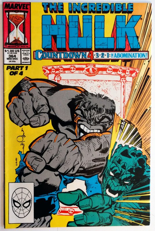 The Incredible Hulk #364 (FN, 1989) 1st appearance of Madman