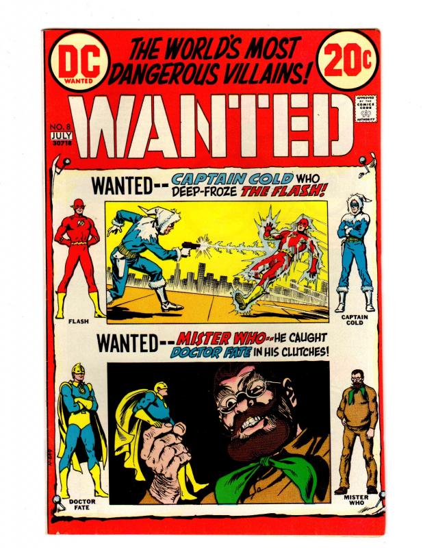 WANTED (1972) 8 FINE PLUS  July 1973