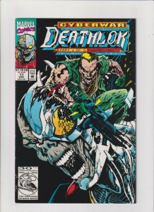 Deathlok #17 VF/NM Marvel Comics Modern Age 1992 Cyberwar pt.1 Jae Lee 