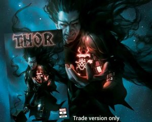 ? Thor #6 Miguel Mercado Black Winter Galactus Trade Variant NM